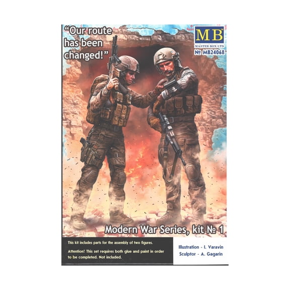 Master Box US Soldiers - "Our Route Has Been Changed!" New