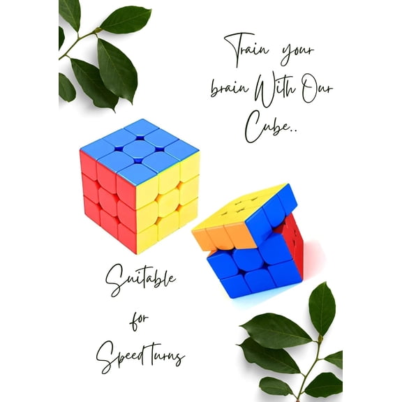 Master Brain I Magic Speed Cube 3x3 | Speed Cube | Stickerless Cube | Professional Magic Cube I Brain Teasing Game | Classic Puzzle |