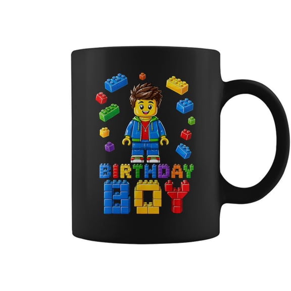 Master Builder Boy Brick Block Building Blocks Birthday Boys Coffee Mugs