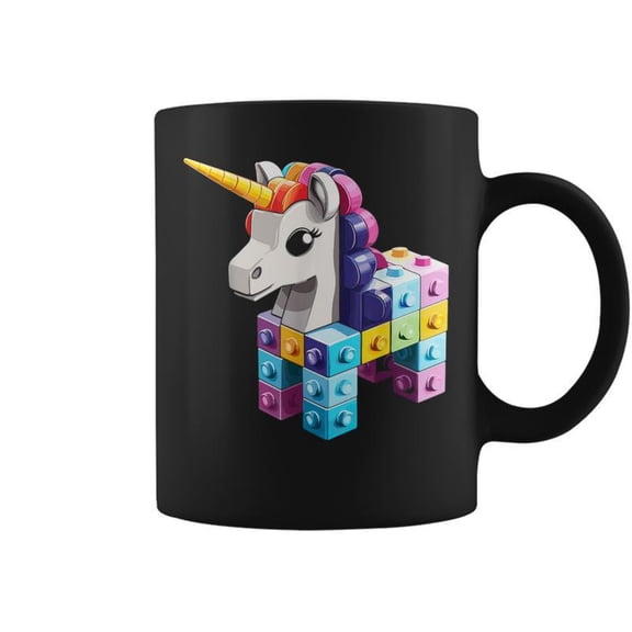 Master Builder Bricks Blocks Play Toys Unicorn Coffee Mugs