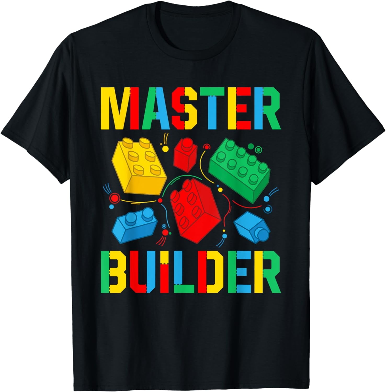 Master Builder Building Blocks Brick Toy Master Builder T-Shirt-XXL ...