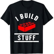 Master Builder Building Blocks Construction Graphic T-Shirt