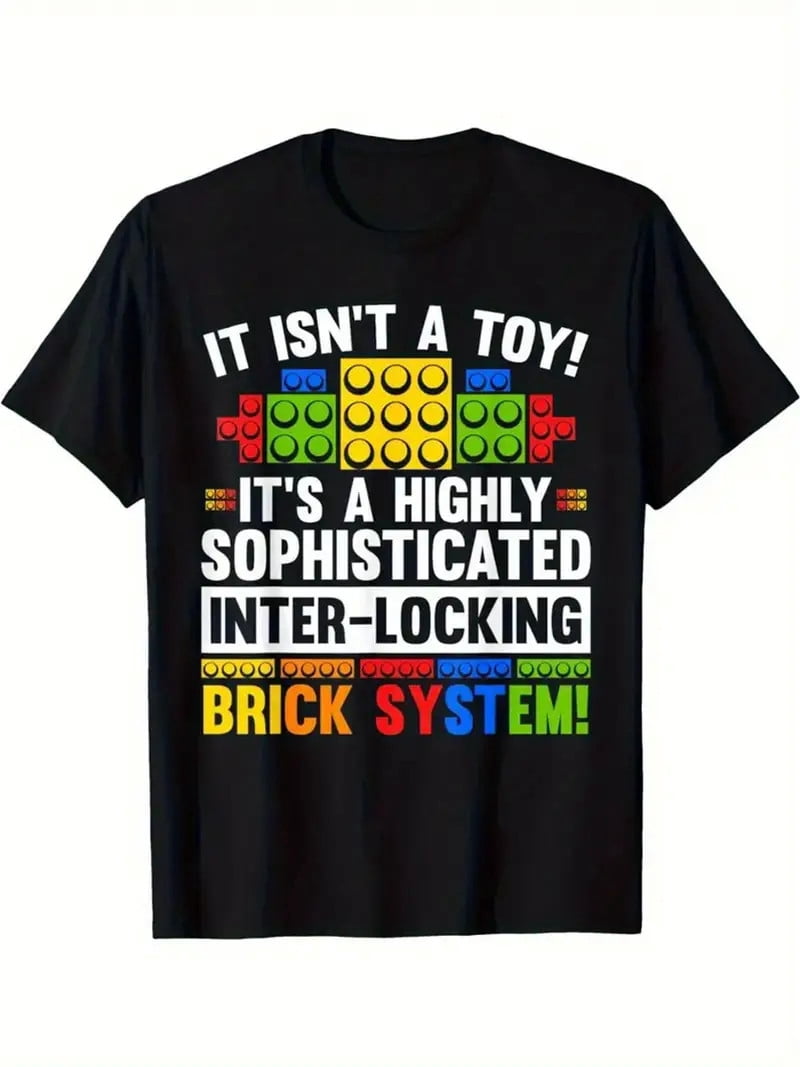 Master Builder Building Blocks Creator Graphic T-Shirt - Walmart.com