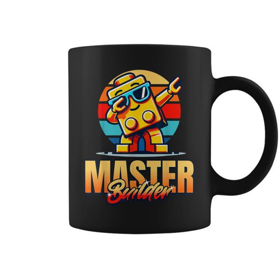 Master Builder Dabbing Coffee Mugs