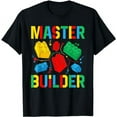 thumbnail image 1 of Master Builder Kids Building Blocks Brick Toy Master Builder T-Shirt, 1 of 5