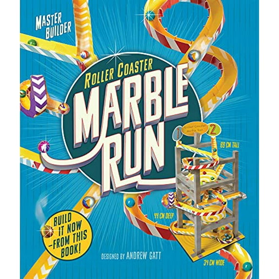 Pre-Owned Master Builder - Roller Coaster Marble Run: Construct Your Own Huge Marble Run - Out Of Paper! Paperback