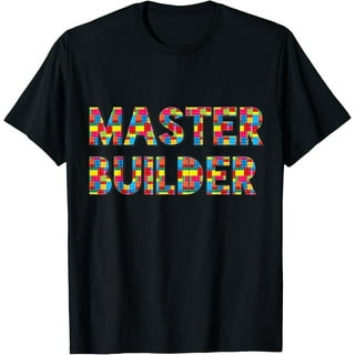 Master Builder Tshirt Build Wall Builder T Shirt For Kids T-Shirt Master Builder Tshirt Build Wall Builder T Shirt For Kids T-Shirt