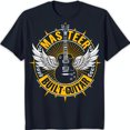 thumbnail image 1 of Master Built Blue T-Shirt with Bold Yellow Winged Graphic, 1 of 5