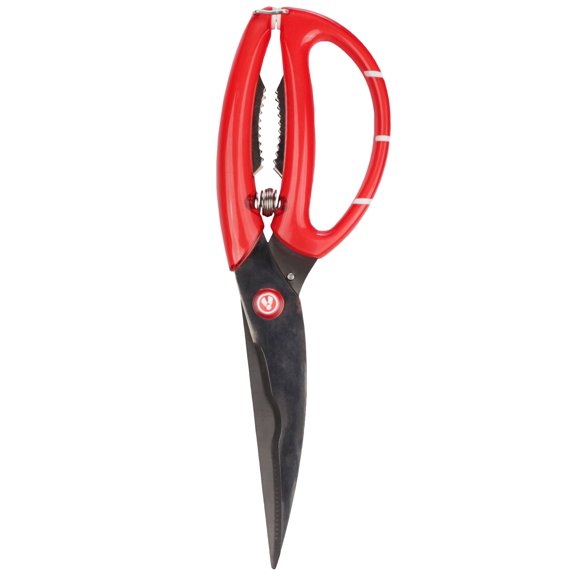 BambooMN Master Butterfly Poultry 4-in-1 Kitchen Shears - Red - 1 Pair