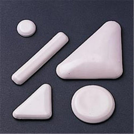 Master Caster Furniture Glides, SelfStick, Tri, 4-1/2, PK4 87006