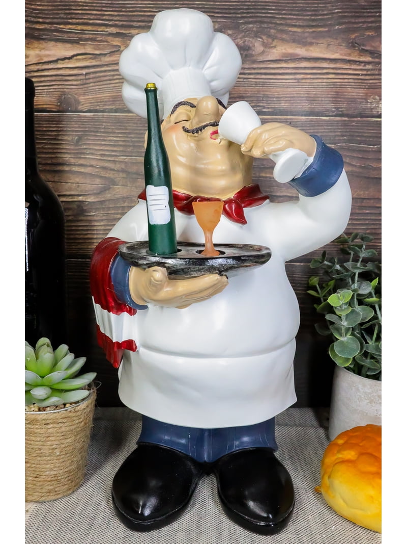 Master Chef Pierre Wine Tasting French Bistro Statue 14