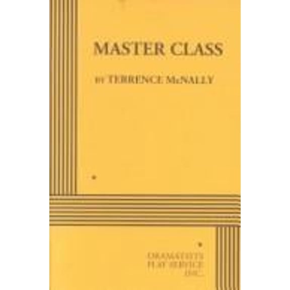 Pre-Owned Master Class. (Paperback) 0822215217 9780822215219