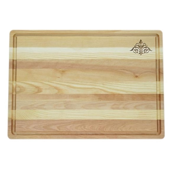 Master Collection Wooden Cutting Board Large-Damask