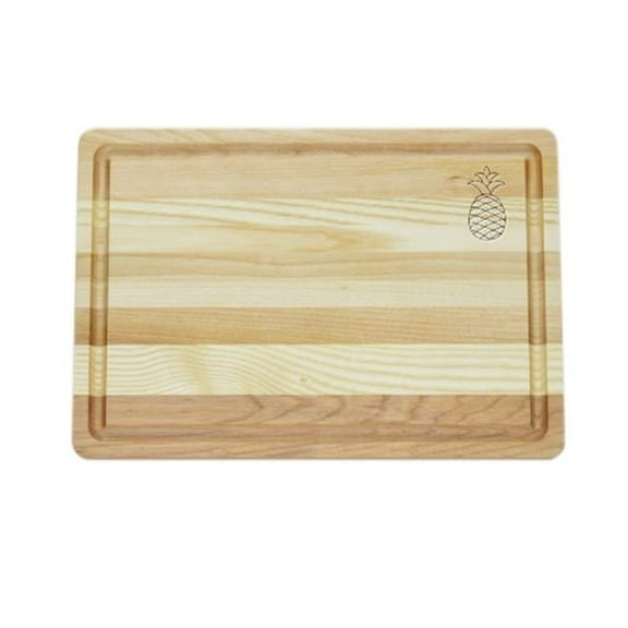 Master Collection Wooden Cutting Board Medium-Pineapple