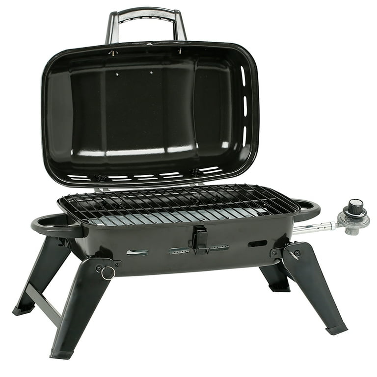 MASTER COOK Go-Anywhere Portable Propane Gas Grill in Black SRGG4528 - The  Home Depot