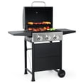 thumbnail image 1 of Master Cook 3-Burner Propane Gas Grill, 472 Sq In Cooking Area, 30,000 BTU Outdoor BBQ Grill for Patio, Backyard, 1 of 8