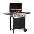 thumbnail image 1 of Master Cook 3-Burner Propane Gas Grill, 472 Sq In Cooking Area, 30,000 BTU Outdoor BBQ Grill for Patio, Backyard, 1 of 10