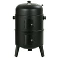 Master Cook Vertical 16" Steel Charcoal Smoker, Black