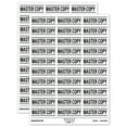 thumbnail image 1 of Master Copy Document Sticker Set - White - Matte Finish - 1.75" Medium, 1 of 7