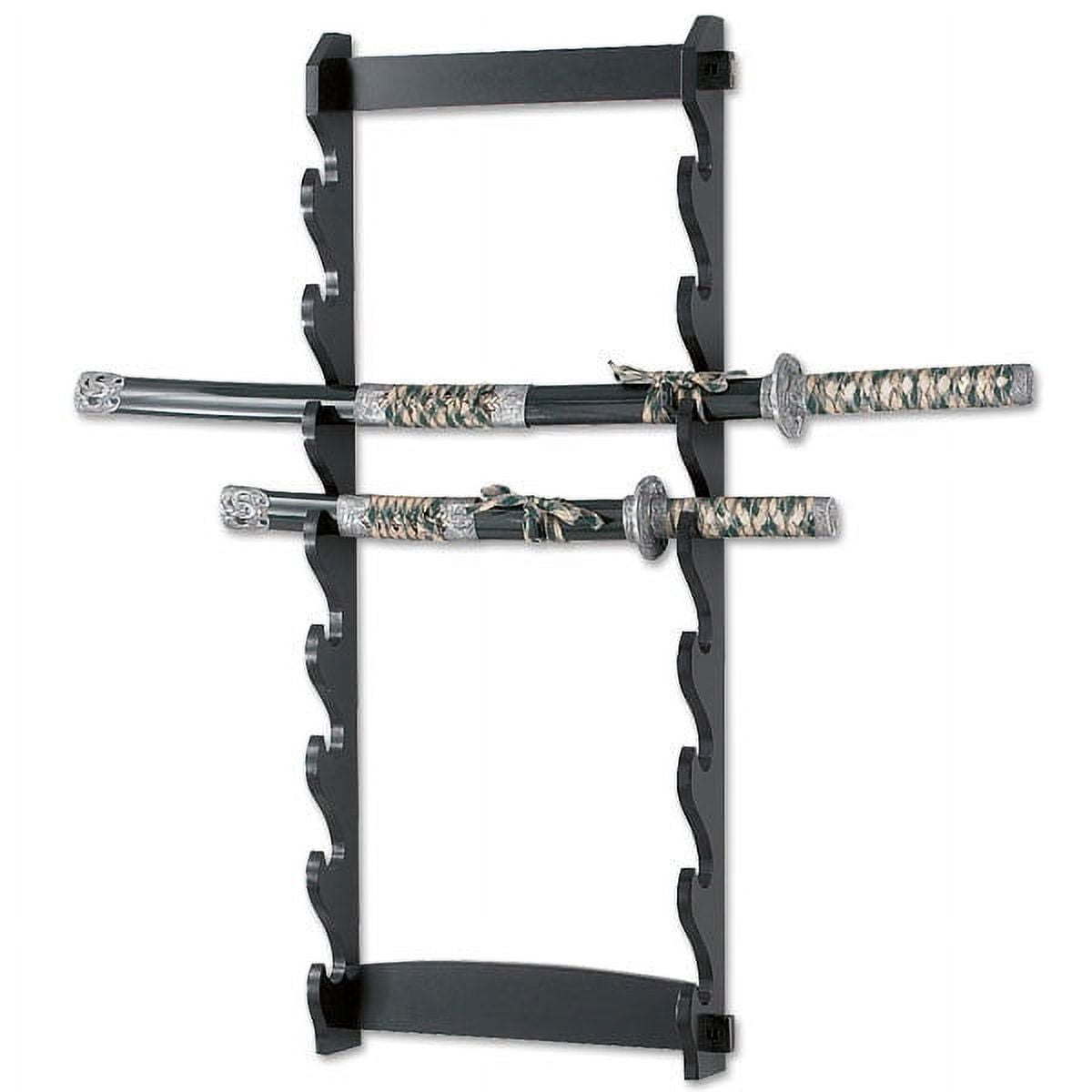 Master Cutlery 8-Tier Wall Mount Sword Stand