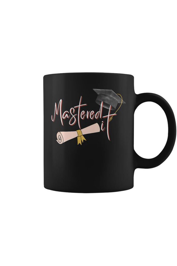 Master Degree Woman Graduate Mba Graduation 2024 Mastered It Coffee Mugs
