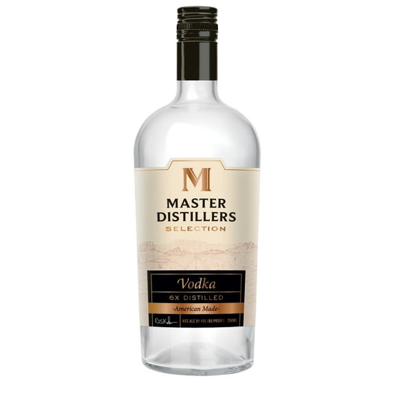 Masters Distillers Vodka, 750ml, 80 Proof