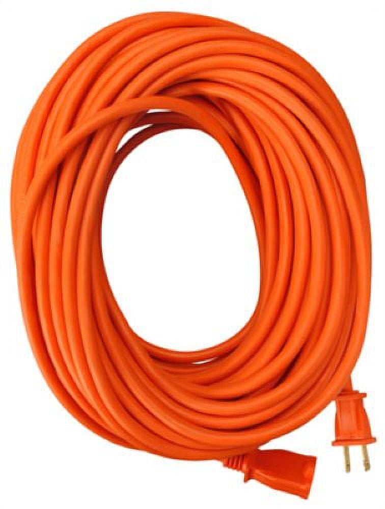 Master Electrician 02209ME 100' Foot 16/2 SJTW Orange Round Vinyl Extension Cord - Quantity of 2