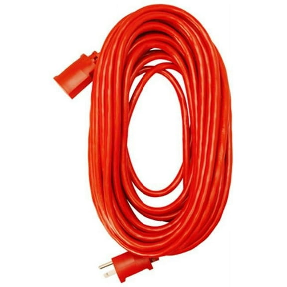 Master Electrician 02408ME 50 ft. Red Round Vinyl Extension Cord