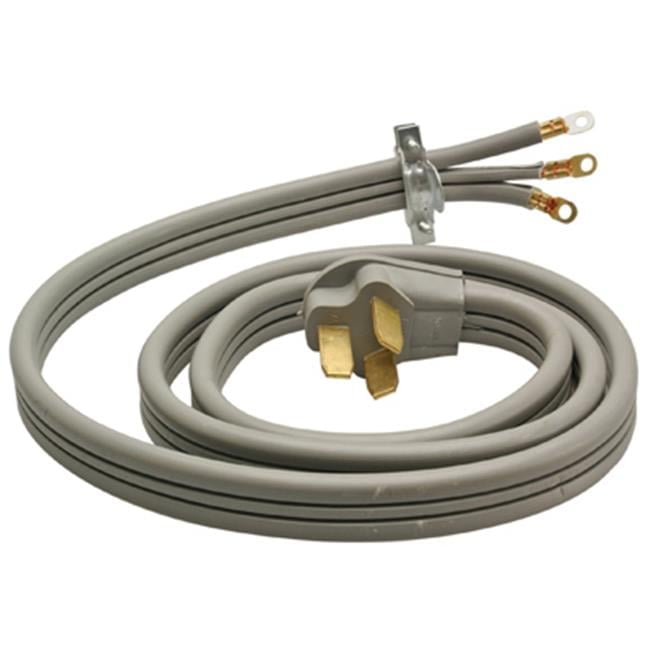 Master Electrician 09016ME 6 ft. Gray Flat Range Cord