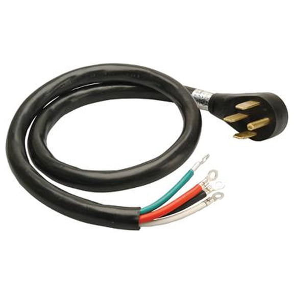 Master Electrician 09046ME 6-Ft. 6/2 & 8/2 SRDT Black Round Range Cord - Quantity 12
