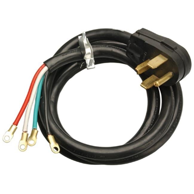 Master Electrician 09156ME 10-4 Black Dryer Cord - 6 ft.