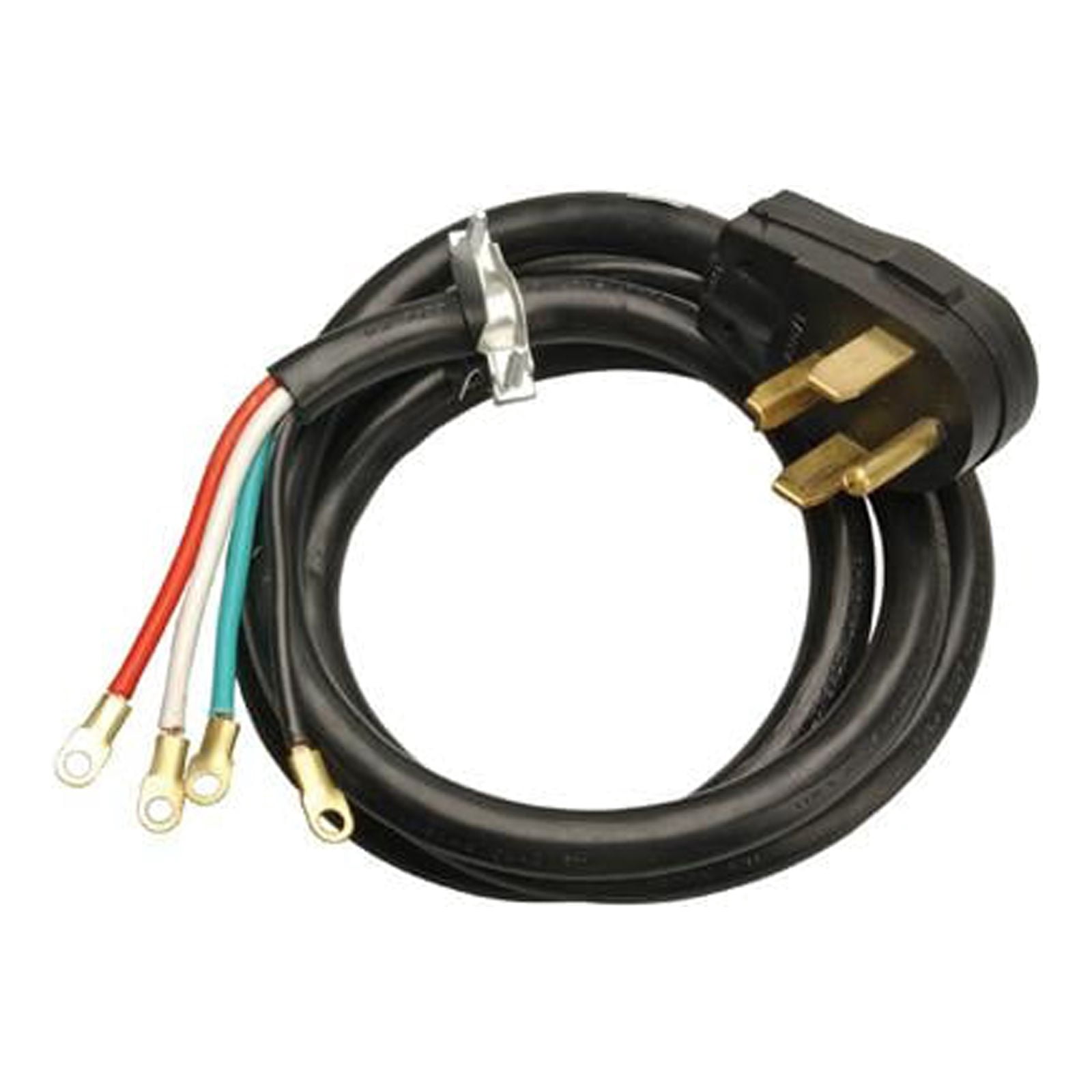 Master Electrician 09156ME Dryer Electrical Cord, 10/4 SRDT Black Round, 6 Ft. - Quantity 12