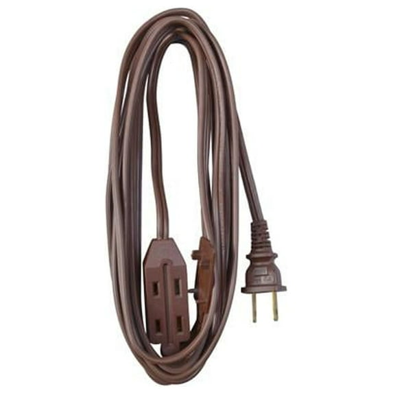 Master Electrician 09405ME 20-Ft. 16/2 SPT-2 Brown Vinyl Cube Tap Extension Cord - Quantity 24