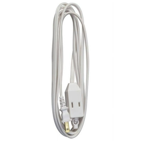 Master Electrician 09412ME 9 ft. White Polarized Cube Tap Extension Cord