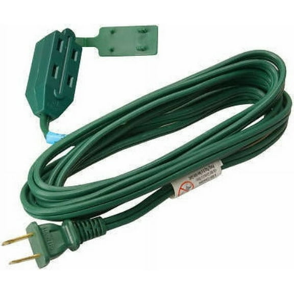 Master Electrician 09451ME 6' Foot 16/2 SPT-2 Green Vinyl Cube Tap Extension Cord - Quantity of 12
