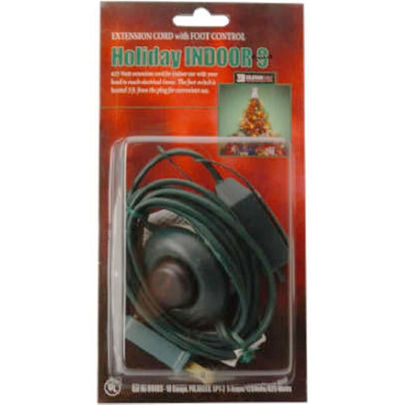 Master Electrician 09493 162 Christmas Extension Cord 9 ft