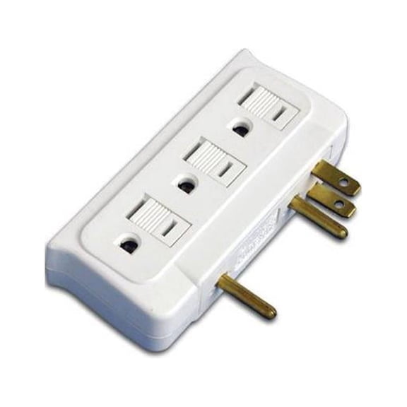 Master Electrician CT-010 6-Outlet White Side Entry Current Tap - Quantity 24