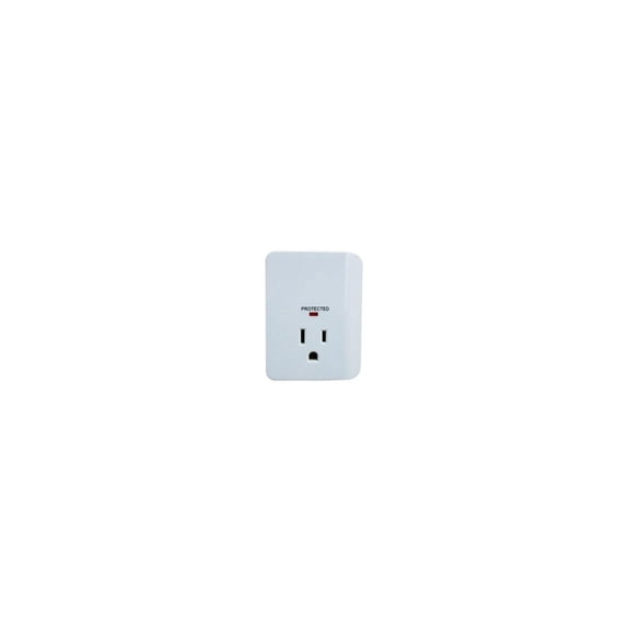Master Electrician CT-042 Outlet Surge Tap, 900 Joules, White Plastic - Quantity 4