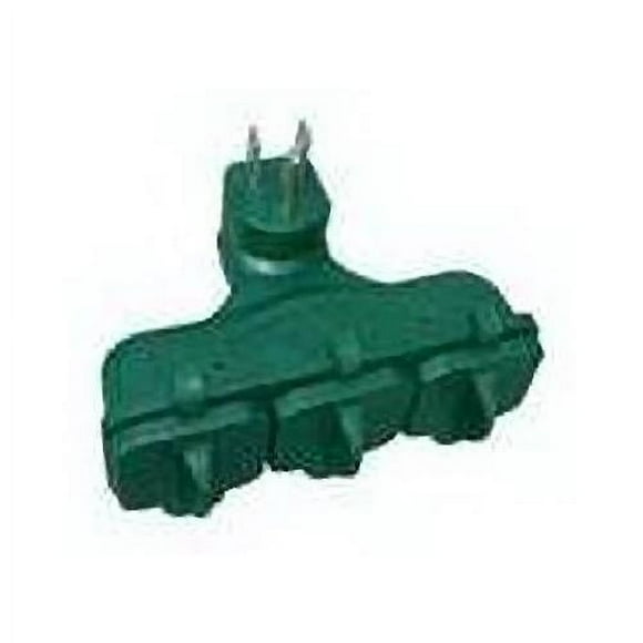 Master Electrician Green 3 Outlet Heavy Duty Grounded Outdoor Adapter