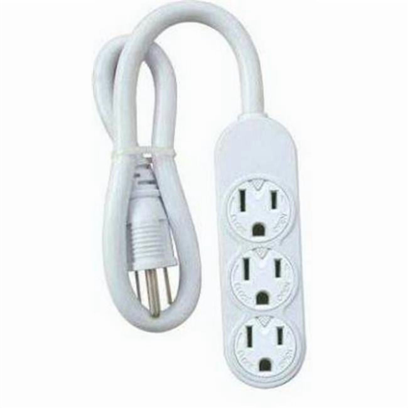 Master Electrician PS 304 3 Outlet Power Strip White
