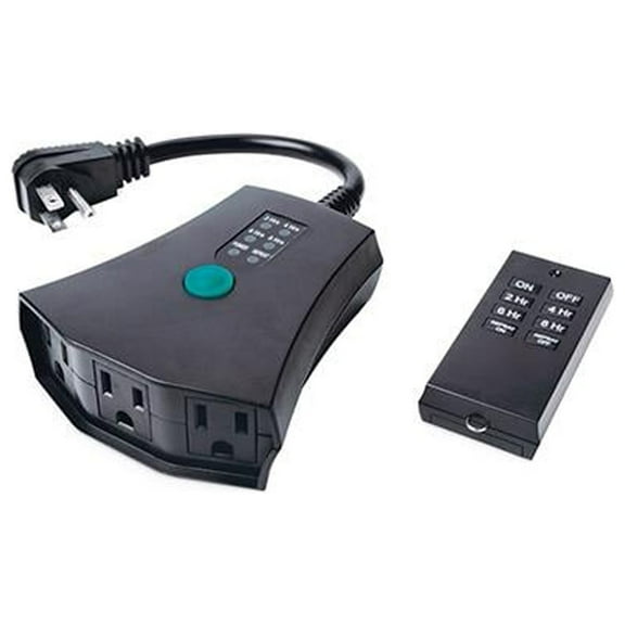 Master Electrician RC-021/TR033-7 Digital Timer w/ Remote, Indoor or Outdoor - Quantity 5