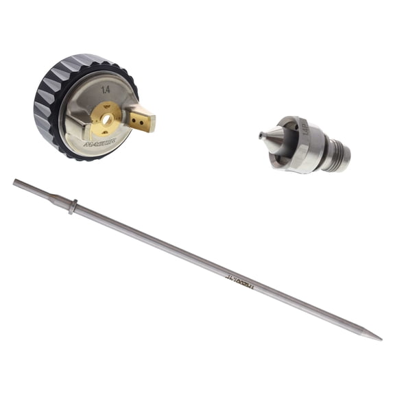 Master Elite 1.4 mm Needle, Fluid Nozzle and Air Cap Set Only - Fits a Master Elite Series PRO-55 High Performance Pressure Spray Gun - Advanced Atomization