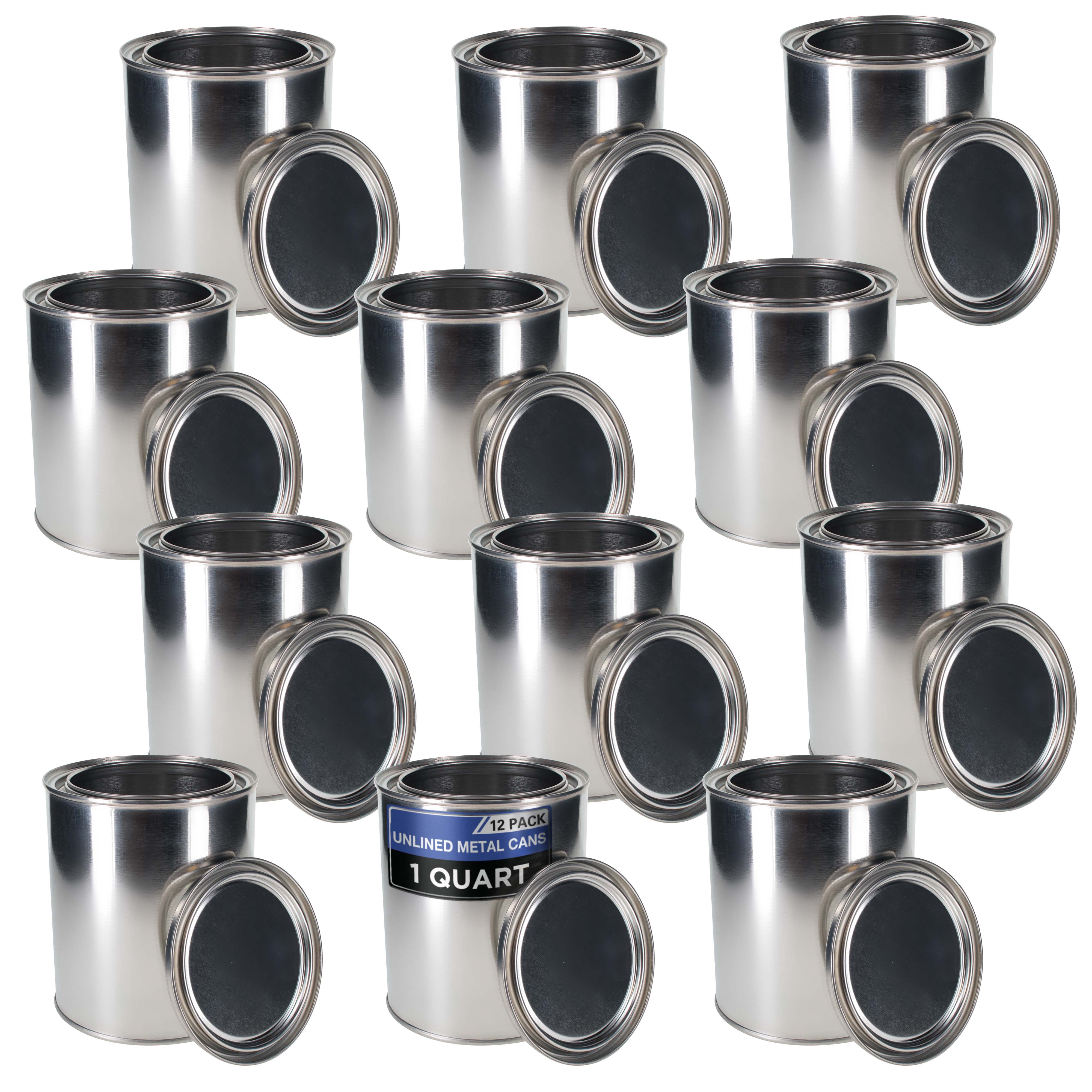 4-Pack 1000ml Airtight Paint Storage Containers – Transparent Jars With Sealing Lids, Mixing Balls & Brushes – Ideal For Leftover Paint And DIY Crafts
