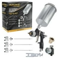 thumbnail image 1 of Master Elite High Performance PRO-44 Series HVLP Spray Gun Ultimate Kit with 4 Fluid Tip Sets 1.3, 1.4, 1.5 and 1.8mm, 1 of 6