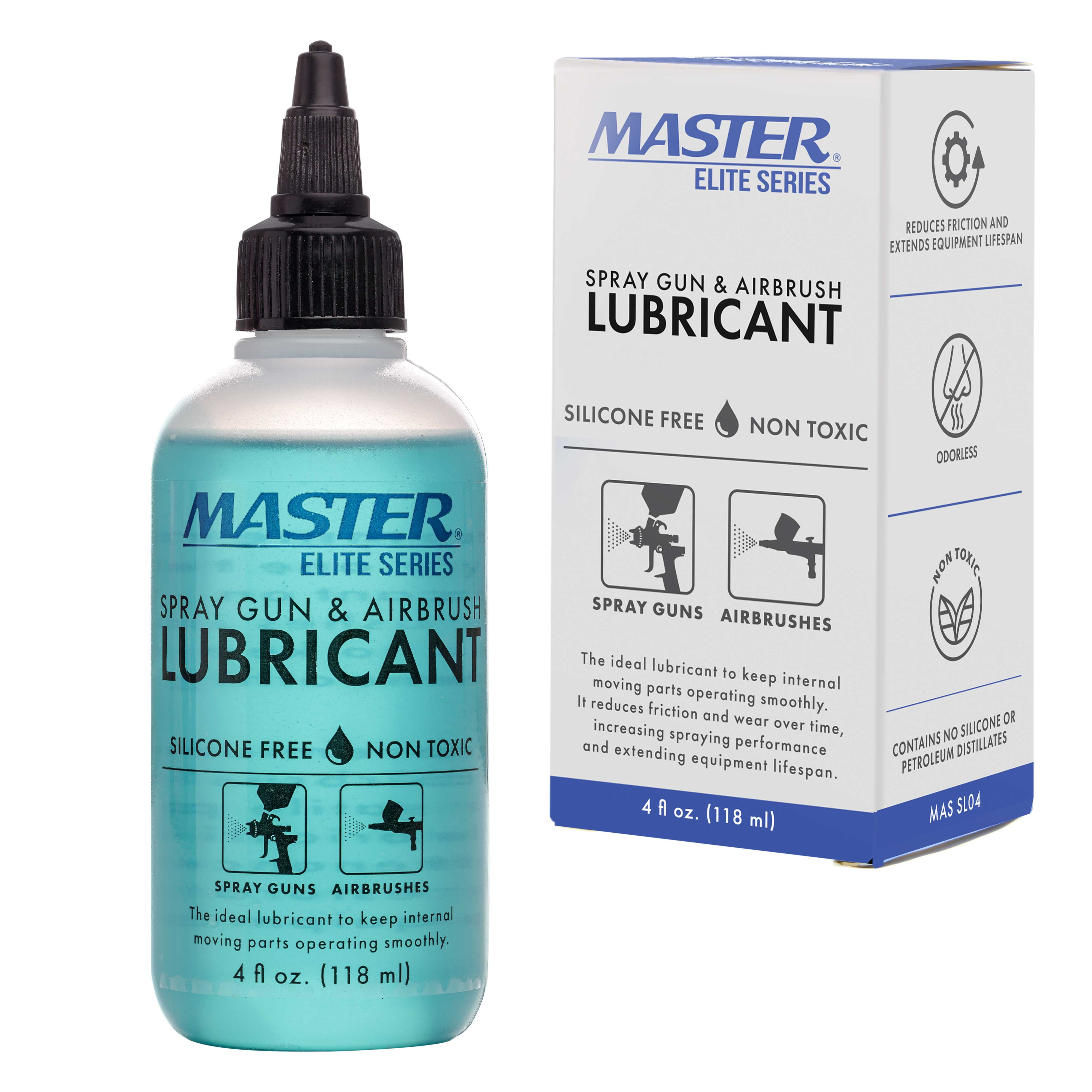 Master Elite Series Spray Gun and Airbrush Lubricant, 4 Ounce Ideal