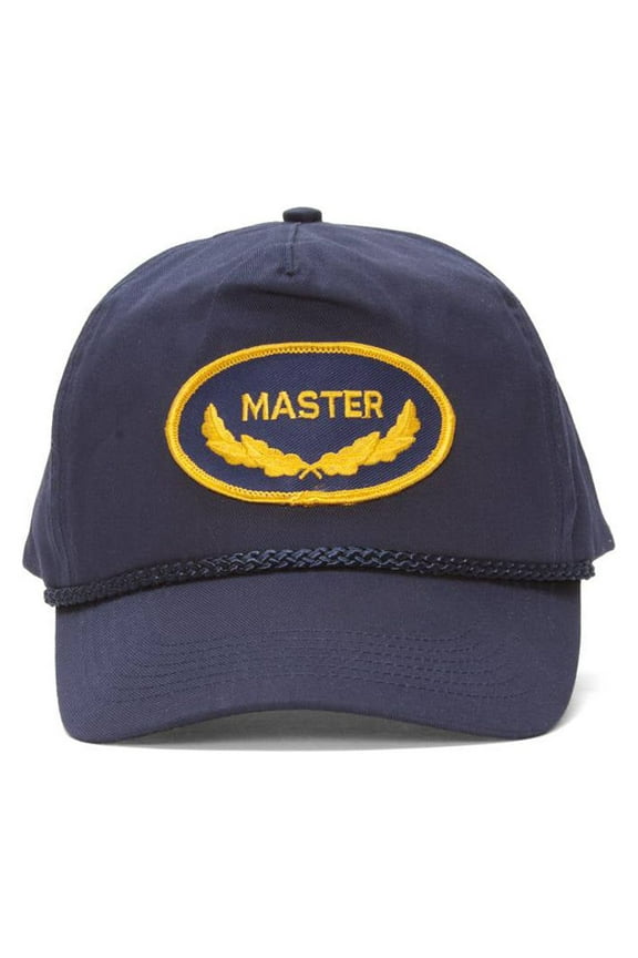 Master Embroidery Navy Adjustable Military Cap