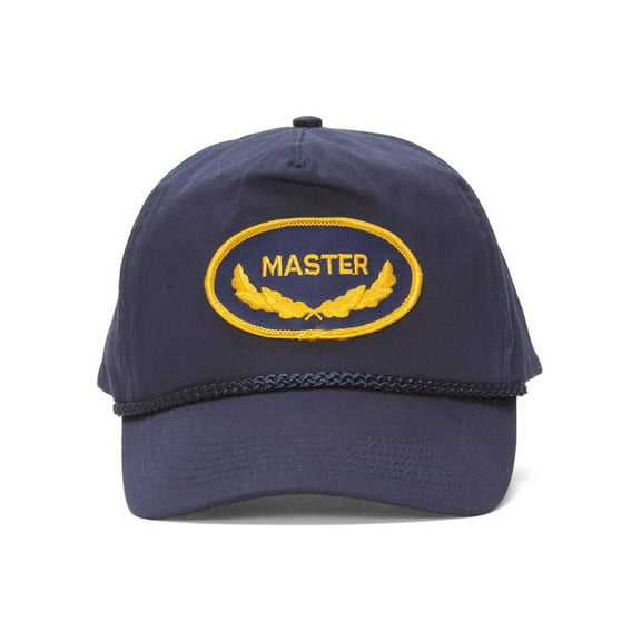 Master Embroidery Navy Adjustable Military Cap