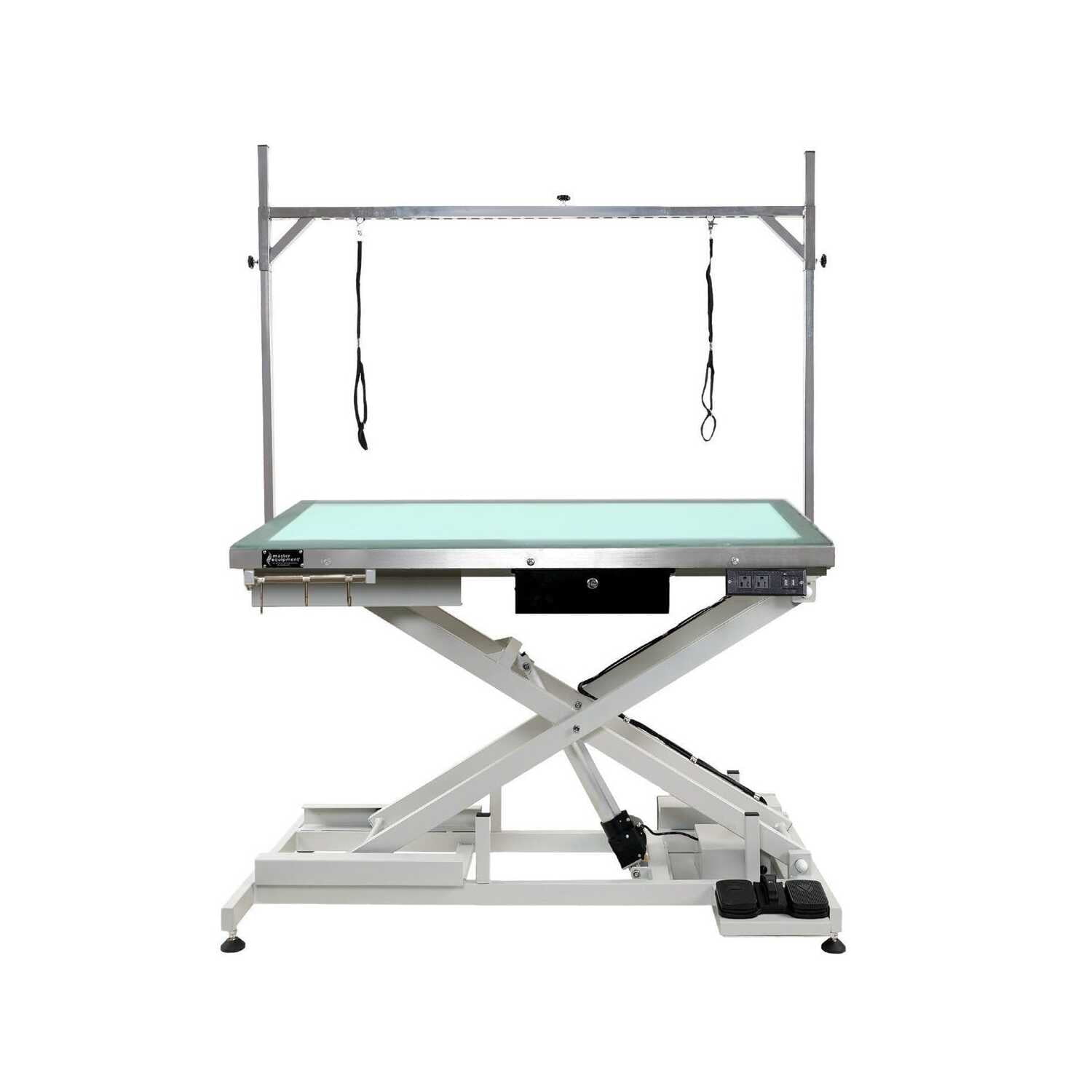 Radiance II LED Electric Grooming Table with Illuminated Glass Top