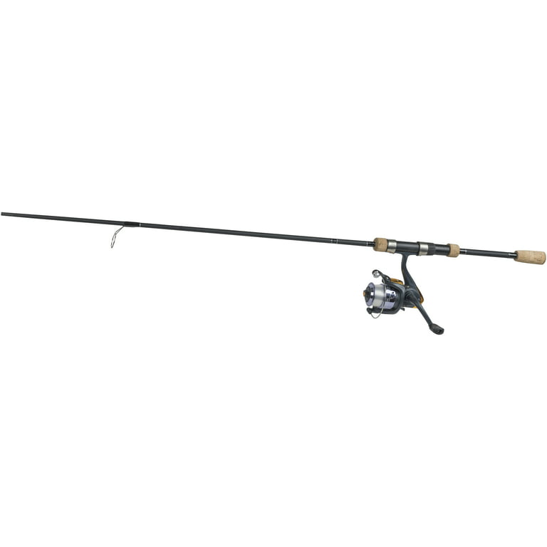 Master Fishing Tackle Combo Spinning Roddy Hunter Cork with Line 6 Ft. 6  Ft. 2 Piece Smoke