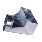 GAF Master Flow 10 in. x 4 in. to 6 in. 90-Degree Register Box